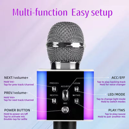 Wireless Karaoke Microphone Speaker