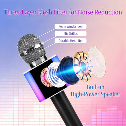 Wireless Karaoke Microphone Speaker