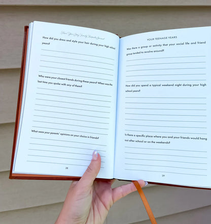 Dad, I Want to Hear Your Story – Guided Memory Journal