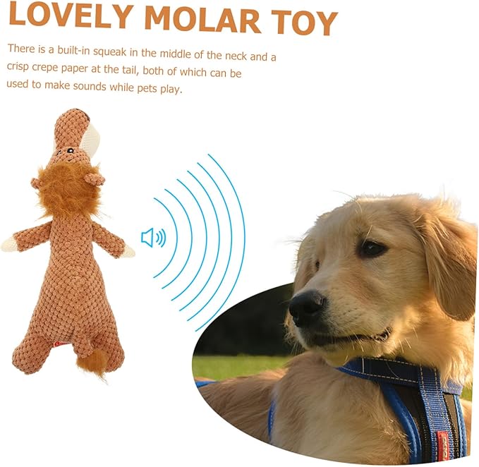 Squeaky Dog Chew Plush™