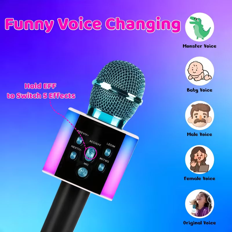 Wireless Karaoke Microphone Speaker