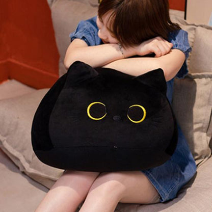 Black Cat Cute Plush Pillow™