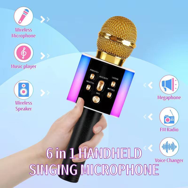 Wireless Karaoke Microphone Speaker