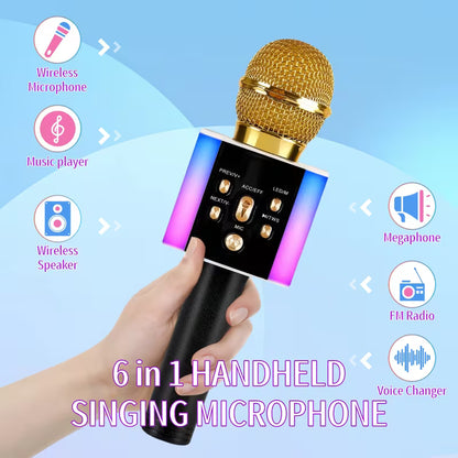 Wireless Karaoke Microphone Speaker