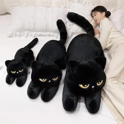 Giant Black Grey Cat Plushies™