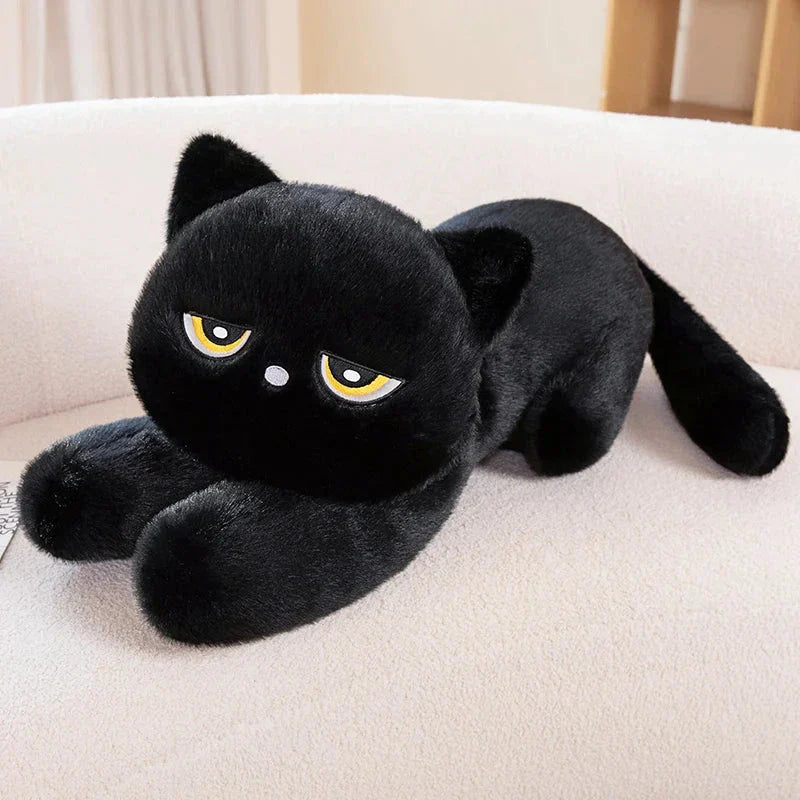Giant Black Grey Cat Plushies™